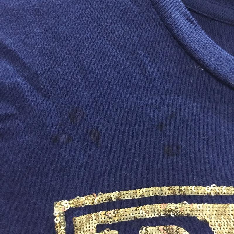 ポロラルフローレン POLO RALPH LAUREN Tシャツ 半袖 XS 無地 紺 / ネイビー / レディース USED 古着 中古 10110750