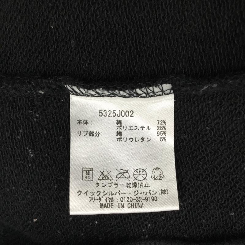 ディーシー DC トレーナー 長袖 長袖トレーナー スウェット クルーネック リブスウェットカットソー L ロゴ、文字 黒 / ブラック / メンズ USED 古着 中古 10122330