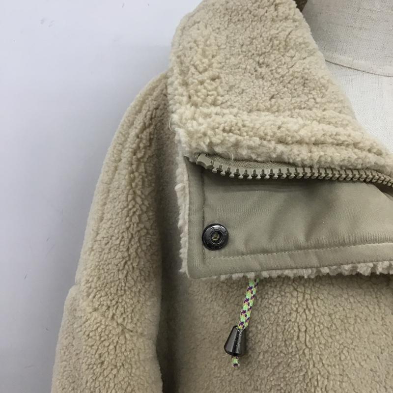 ザラ ZARA ジャケット、上着 ジャケット、ブレザー 4341 224 707 ボア L 無地 ベージュ / ベージュ / レディース USED 古着 中古 10107146