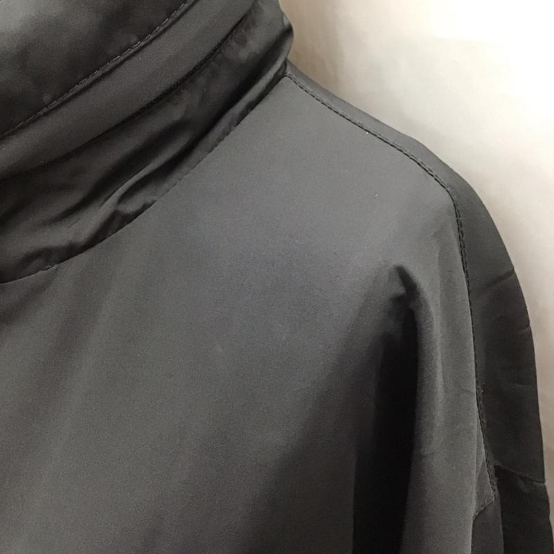 ミルクフェド MILKFED. ジャケット、上着 ジャケット、ブレザー 03183537 LOGO TAPE LONG JACKET S ロゴ、文字 黒 / ブラック / レディース USED 古着 中古 10116960