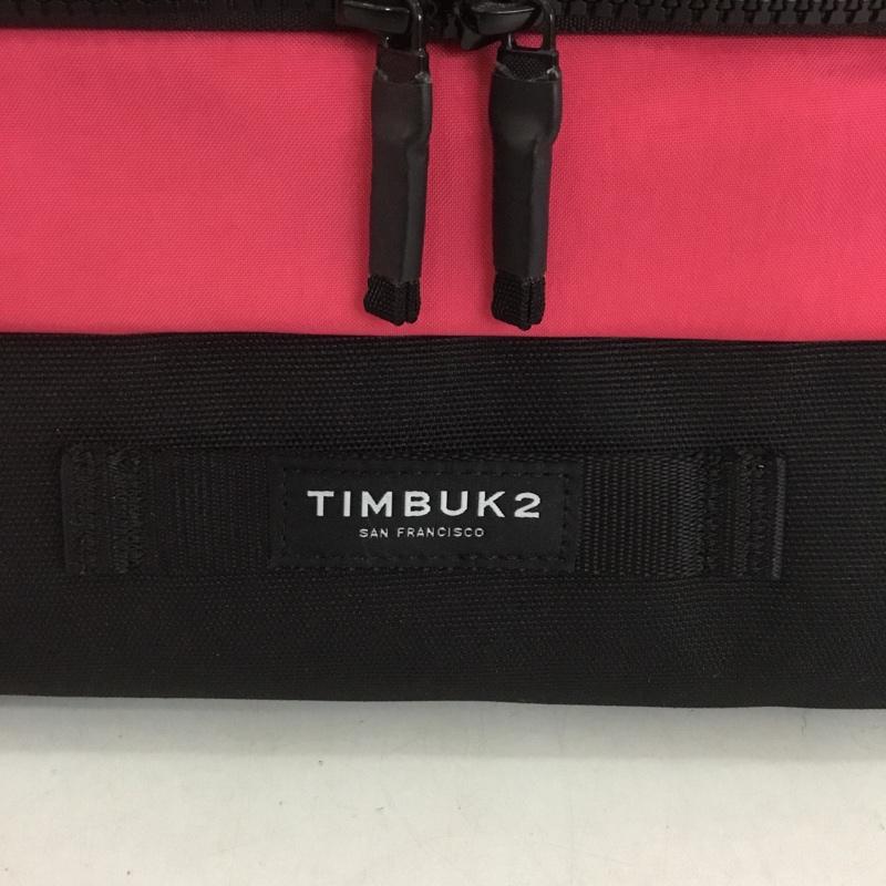 ティンバックツー TIMBUK2 ショルダーバッグ ショルダーバッグ カメラバッグ ミラーレスカメラ タグ付き ロゴ、文字 桃 / ピンク / X 黒 / ブラック / メンズ USED 古着 中古 10132873