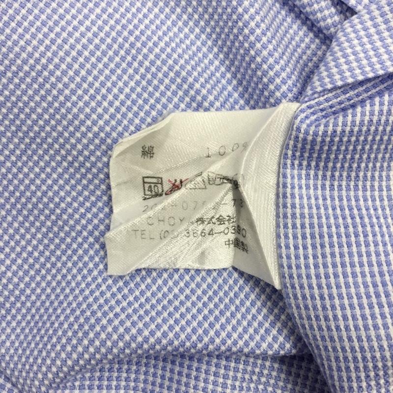 チャップス CHAPS シャツ、ブラウス 長袖 ボタンダウン 胸ポケット 水色 / ライトブルー / メンズ USED 古着 中古 10115536