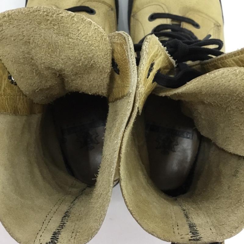 ジョージコックス GEORGE COX ブーツ 一般 レースアップ イングランド製 ロゴ、文字 ベージュ / ベージュ / メンズ USED 古着 中古 10130198
