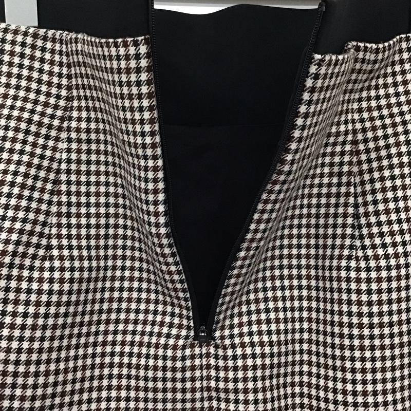 ザラ ZARA スカート ミニスカート ミニスカート タイトスカート ジップアップ S チェック マルチカラー / マルチカラー / レディース USED 古着 中古 10136051