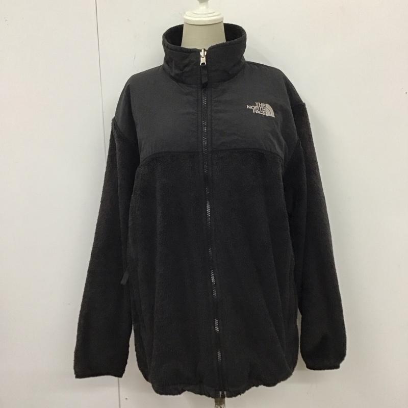 ザノースフェイス THE NORTH FACE ジャケット、上着 ジャケット、ブレザー ジップアップジャケット ジャンパー ジャケット カジュアルジャケット アウター XL ロゴ、文字 黒 / ブラック / レディース USED 古着 中古 10122878