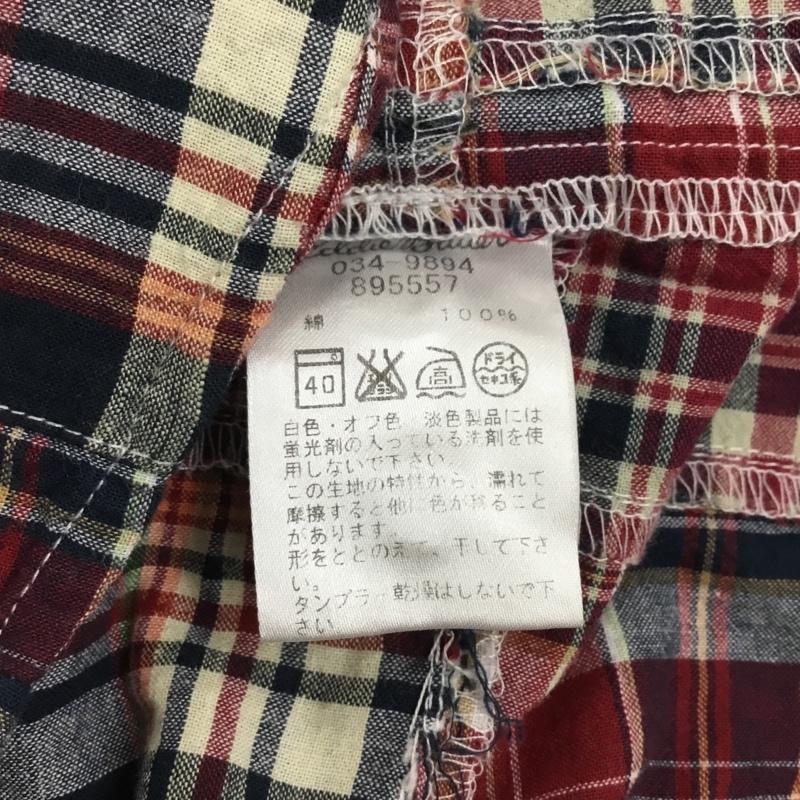 エディーバウアー Eddie Bauer シャツ、ブラウス 半袖 034-9894 ボタンダウン M チェック マルチカラー / マルチカラー / メンズ USED 古着 中古 10111583