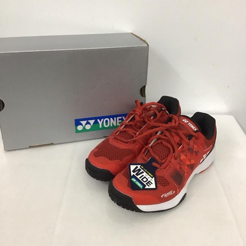 ヨネックス YONEX カジュアルシューズ カジュアルシューズ テニスシューズ パワークッション ソニケージワイド GC オムニ・クレーコート用 SONICAGE WIDE GC SHTSWGC 25.5cm 無地 赤 / レッド / メンズ USED 古着 中古 10125946