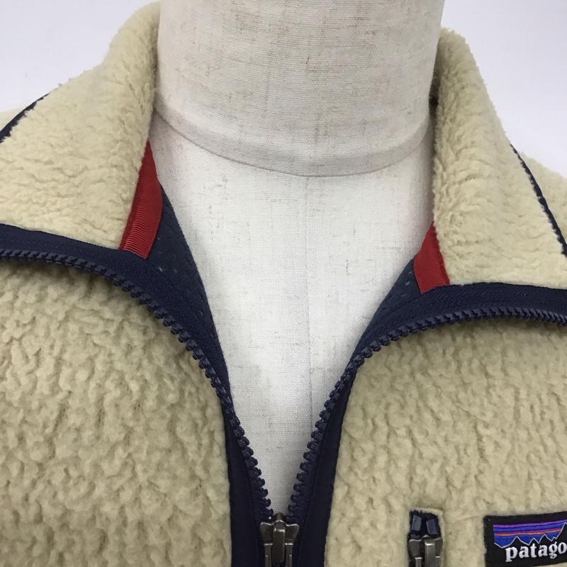 パタゴニア patagonia ベスト ベスト 22820fa17 レトロパイルベスト ジップアップフリースベスト M ロゴ、文字 ベージュ / ベージュ / メンズ USED 古着 中古 10125645