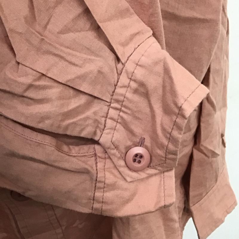 ジーナシス JEANASIS シャツ、ブラウス 長袖 JS063206MC コットン リネン CPOシャツ FREE 無地 桃 / ピンク / レディース USED 古着 中古 10112035