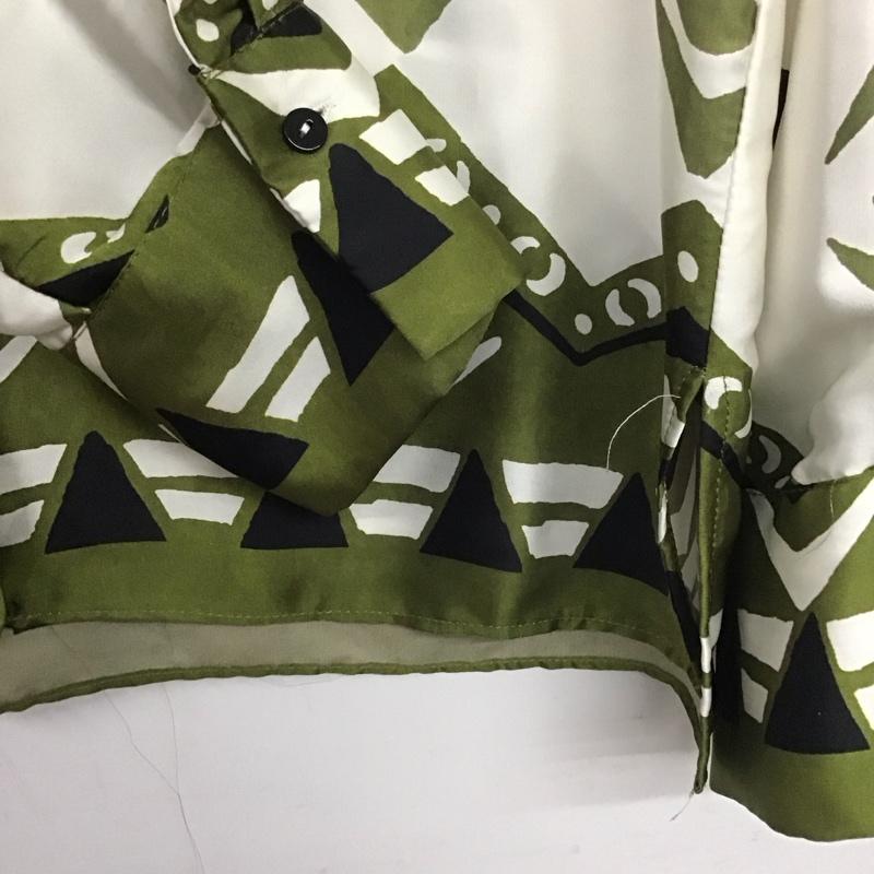 ザラ ZARA シャツ、ブラウス 長袖 3354 253 098 M 総柄 マルチカラー / マルチカラー / レディース USED 古着 中古 10139260
