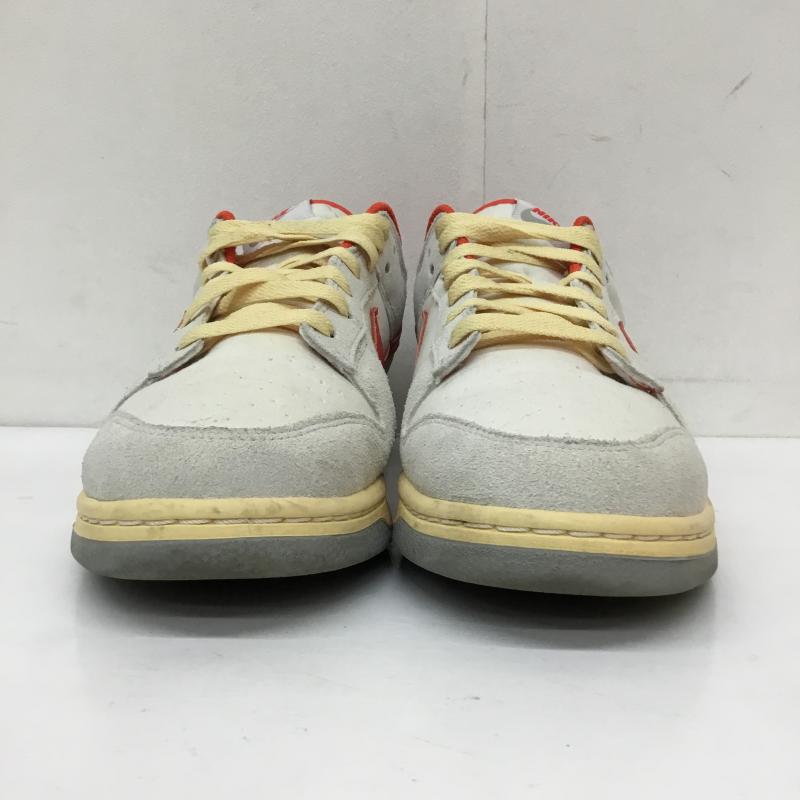 ナイキ NIKE スニーカー スニーカー Dunk Low Athletic Department Picante Red FJ5429-133 28.0cm ロゴ、文字 灰 / グレー / X ベージュ / ベージュ / X 橙 / オレンジ / メンズ USED 古着 中古 10137809