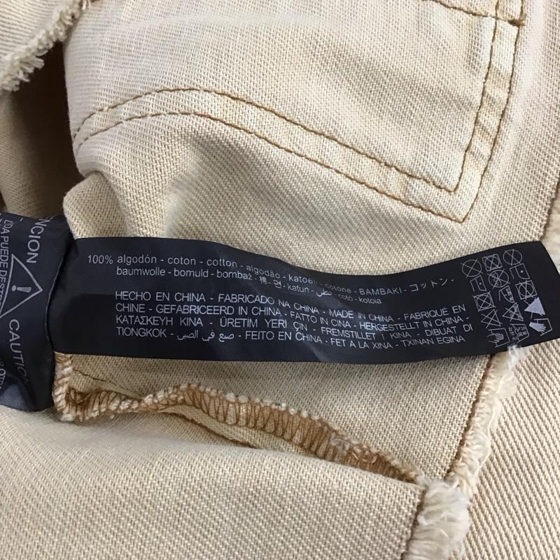 ザラ ZARA ジャケット、上着 ジャケット、ブレザー 1224 043 623 クロップド丈 XS 無地 アイボリー / アイボリー / レディース USED 古着 中古 10117389