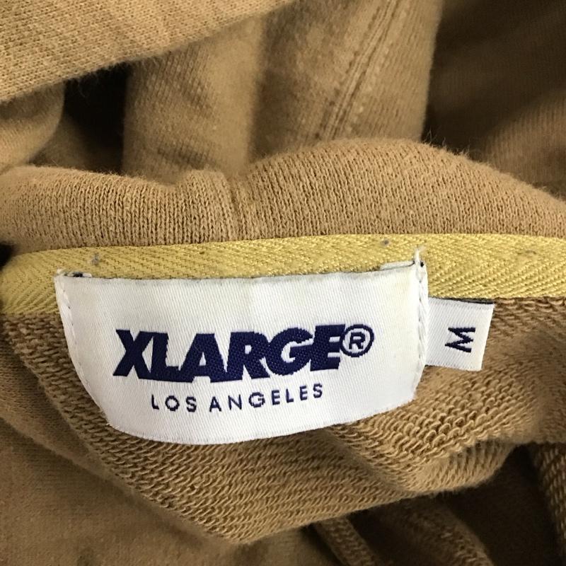 エクストララージ XLARGE パーカー 長袖 長袖パーカー フード付きパーカー プリントスウェット トレーナー M プリント 茶 / ブラウン / メンズ USED 古着 中古 10114653