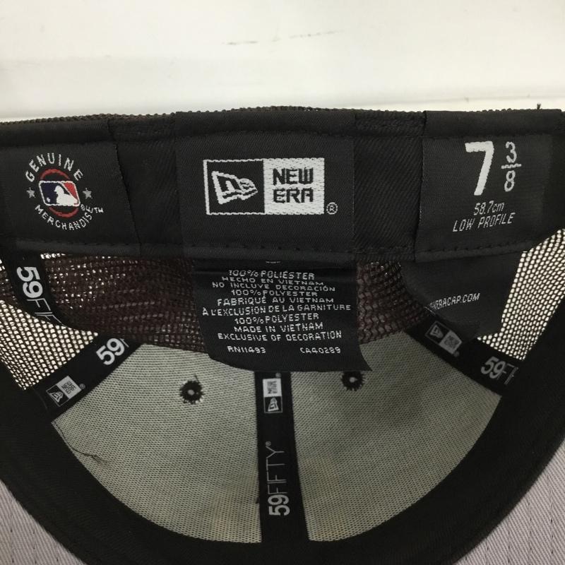 ニューエラ NEW ERA 帽子 キャップ SD サンディエゴ パドレス メッシュキャップ ロゴ、文字 茶 / ブラウン / メンズ USED 古着 中古 10150596
