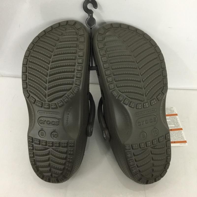クロックス crocs サンダル サンダル クロックバンド 27cm 27.0cm 無地 茶 / ブラウン / メンズ USED 古着 中古 10125479