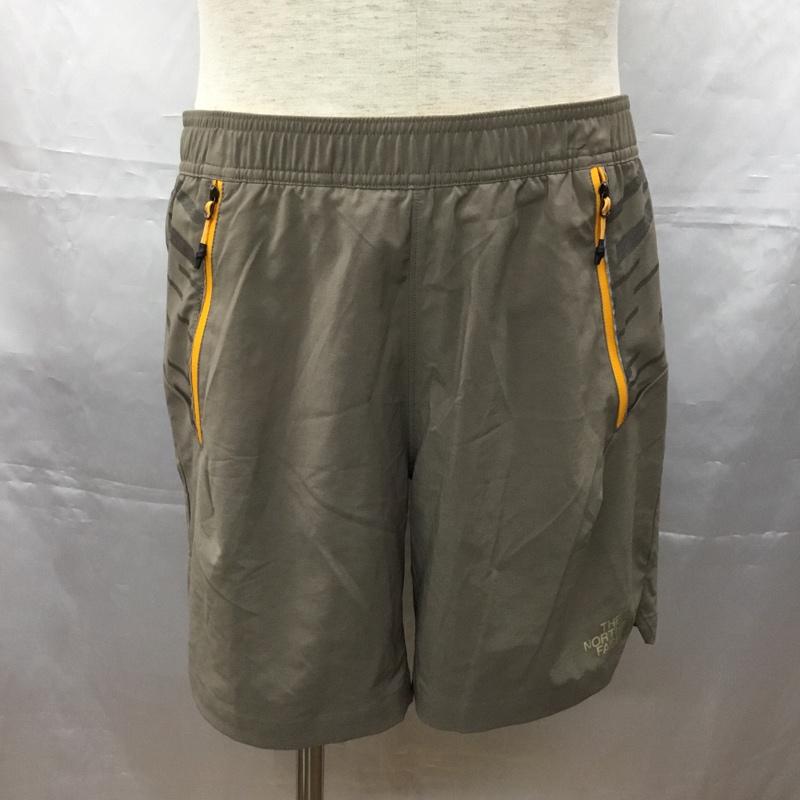 ザノースフェイス THE NORTH FACE パンツ ショートパンツ ショートパンツ ハーフパンツ カジュアルパンツ スポーツウェア L ロゴ、文字 茶 / ブラウン / X 黄 / イエロー / メンズ USED 古着 中古 10108741