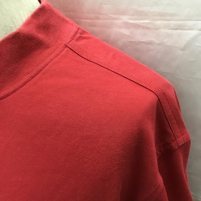 アディダス adidas Tシャツ 半袖 半袖カットソー プリントTシャツ スタンドネックカットソー 0 ロゴ、文字 えんじ / ワインレッド /  メンズ USED 古着 中古 10113291