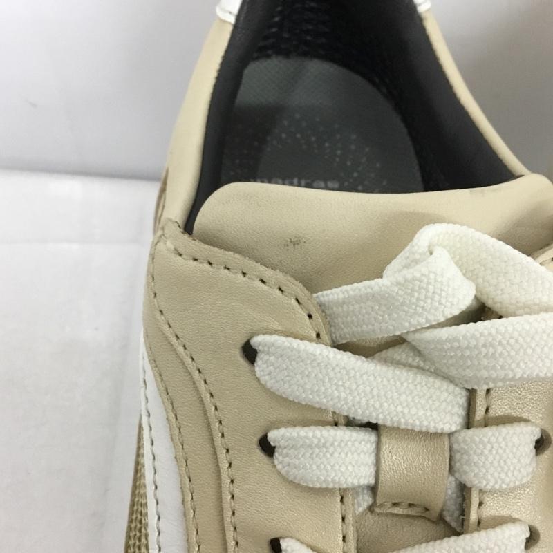 マドラスウォーク madras Walk スニーカー スニーカー MWL1009 ファスナー GORE-TEX 23cm 23.0cm 無地 ベージュ / ベージュ / レディース USED 古着 中古 10135793