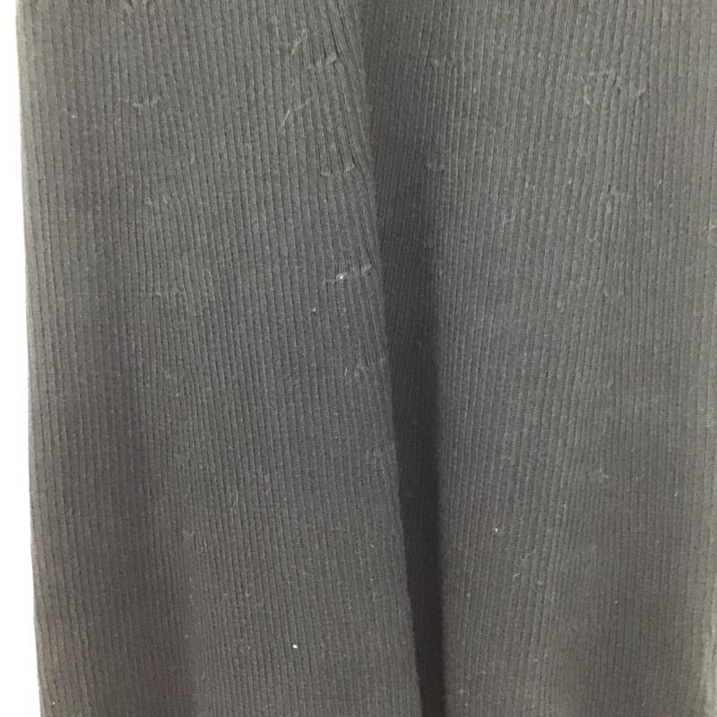 スライ SLY ワンピース ミニスカート 030CAM73-6160 RIB BUTTON MG FLARE OP 1 無地 黒 / ブラック /  レディース USED 古着 中古 10133206