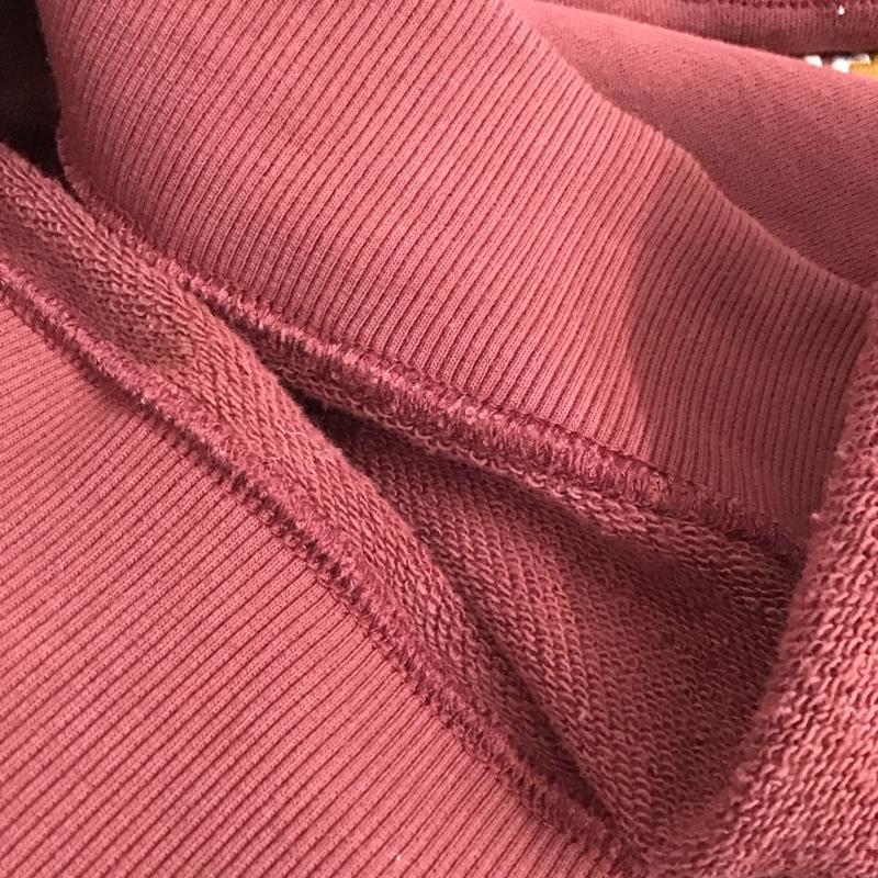 ビームス ハート BEAMS HEART トレーナー 長袖 長袖トレーナー スウェット クルーネック プルオーバー S ロゴ、文字 えんじ / ワインレッド / メンズ USED 古着 中古 10142381