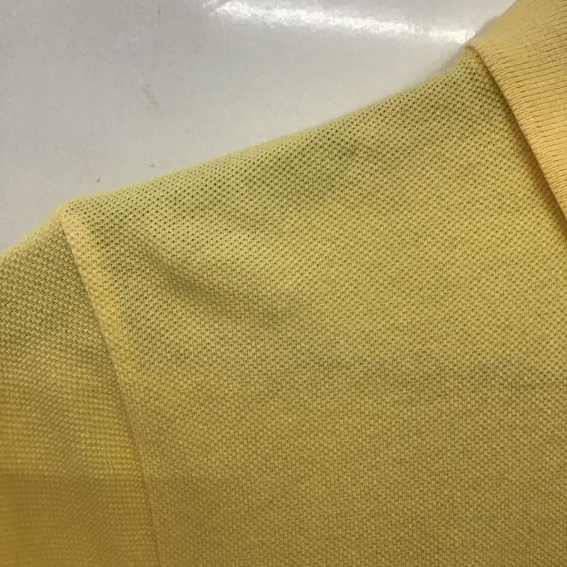 ラルフローレン RALPHLAUREN ポロシャツ 半袖 L 無地 黄 / イエロー / レディース USED 古着 中古 10136447