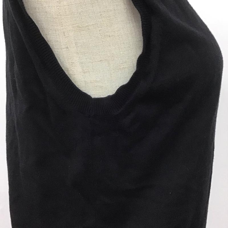 ユナイテッドアローズ UNITED ARROWS アンサンブルニット 長袖 無地 黒 / ブラック / レディース USED 古着 中古 10108675