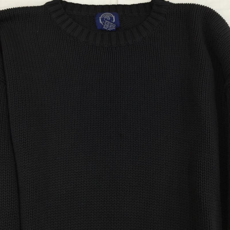ギャップ GAP ニット、セーター 長袖 old gap 90s L 無地 黒 / ブラック / メンズ USED 古着 中古 10137783