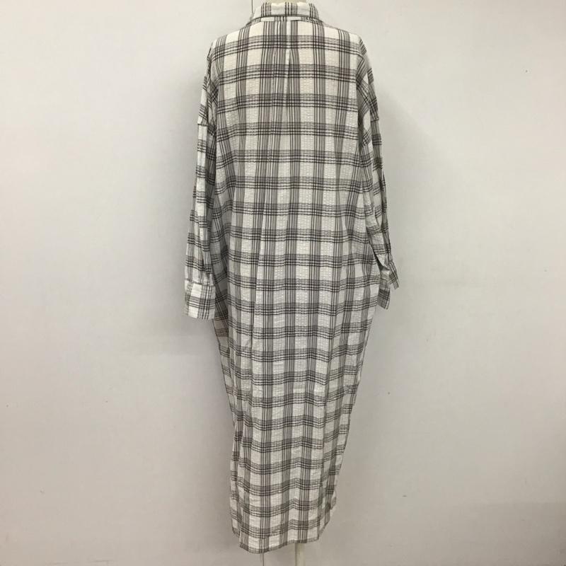 アルシーヴ archives ワンピース ロングスカート 長袖シャツワンピース カラーシャツワンピース ロングワンピース M チェック マルチカラー / マルチカラー / レディース USED 古着 中古 10110288