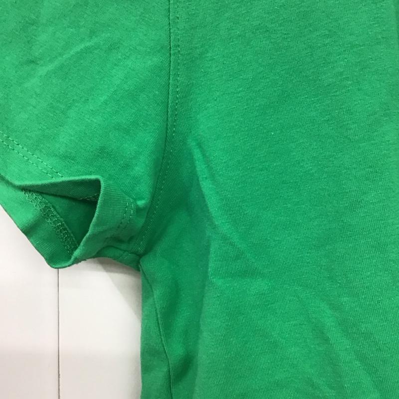 ザラ ZARA Tシャツ 半袖 M ロゴ、文字 X プリント 緑 / グリーン / レディース USED 古着 中古 10130404