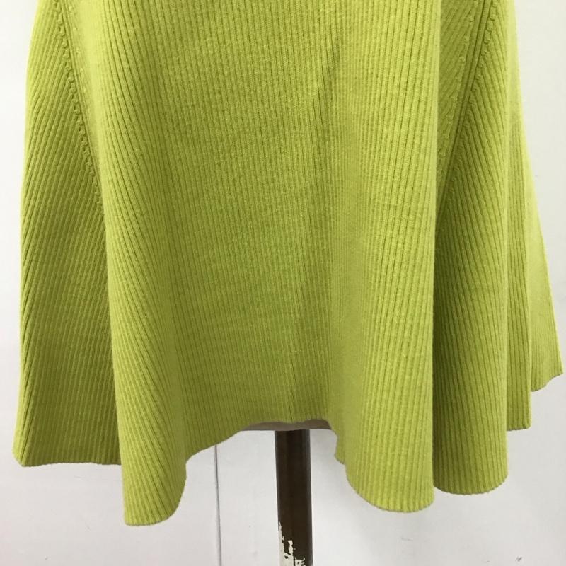 ナチュラルビューティーベーシック NATURAL BEAUTY BASIC カットソー 半袖 017-3170502 ペプラムフォルムニット ノースリーブニットカットソー FREE 無地 緑 / グリーン / レディース USED 古着 中古 10122457
