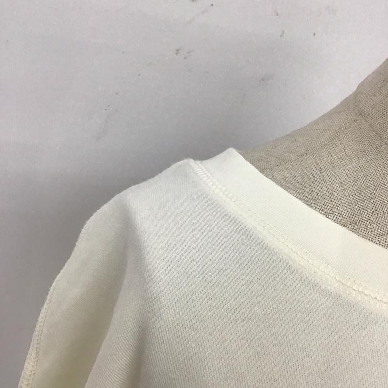 ココ ディール COCO DEAL Tシャツ 長袖 70121108 サイドスリット フォトプリント 2 プリント 白 / ホワイト / レディース USED 古着 中古 10115091
