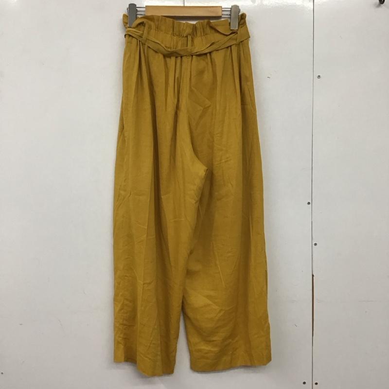 ディスコートパリシアン Discoat Parisien パンツ ワークパンツ、ペインターパンツ ワイドパンツ カジュアルパンツ ワークパンツ M 無地 黄 / イエロー / レディース USED 古着 中古 10135103