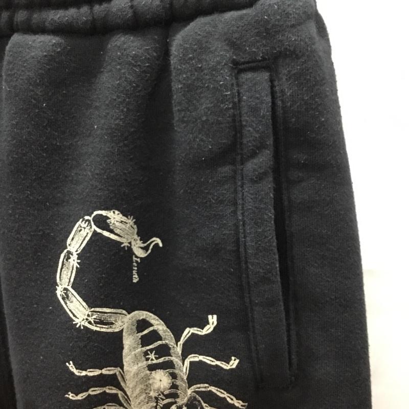 エンソウ ensou ボトムス ボトムス スウェットパンツ カジュアルパンツ ジャージ ワイドパンツ M プリント 黒 / ブラック / メンズ USED 古着 中古 10111335
