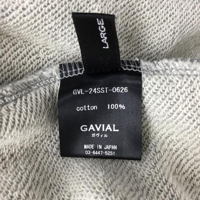 ガヴィル GAVIAL トレーナー 半袖 GVL-24SST-0626 L 無地 灰 / グレー / メンズ USED 古着 中古 10109962