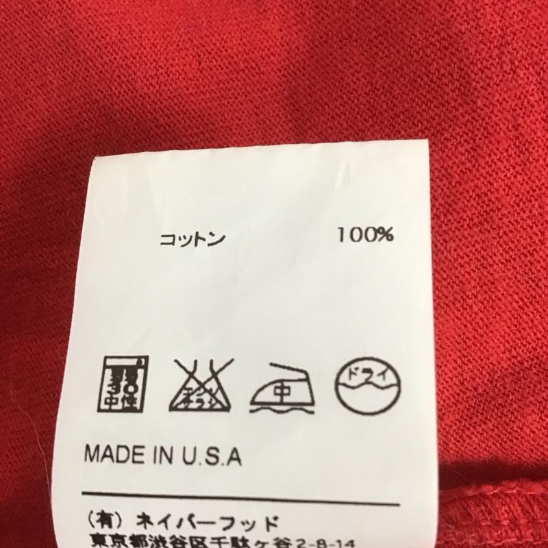 ダブルタップス WTAPS Tシャツ 半袖 半袖カットソー 無地Tシャツ Vネックカットソー L 無地 赤 / レッド / メンズ USED 古着 中古 10138750