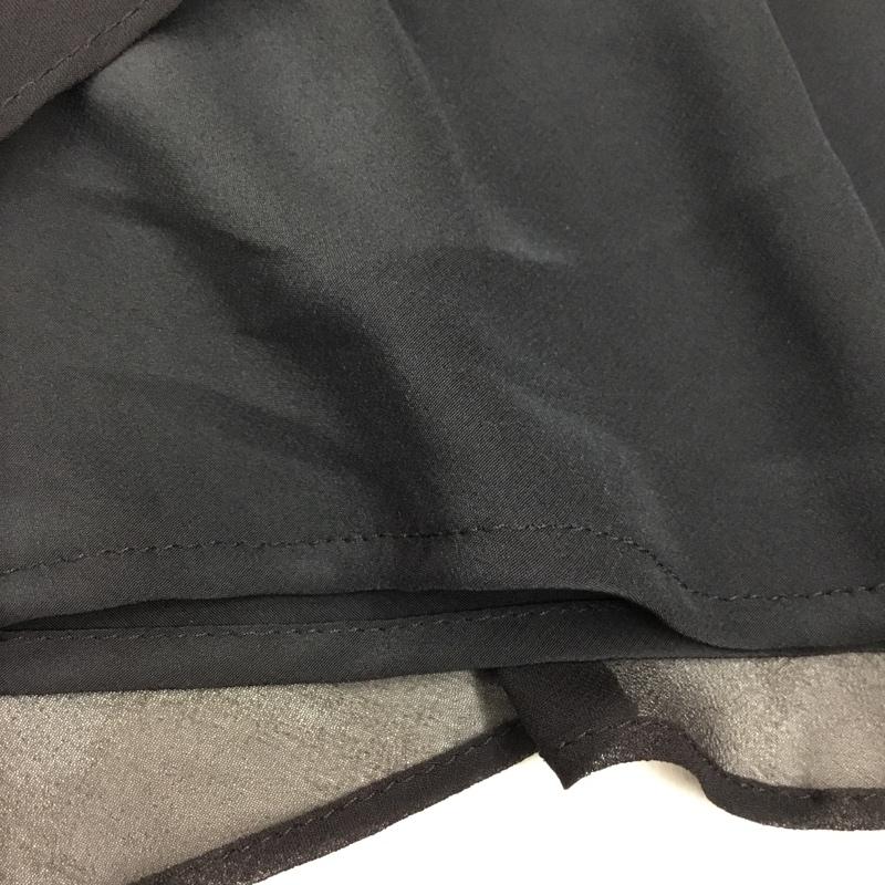 アンタイトル UNTITLED カットソー 半袖 JE153-12590JJ ティアード 2 無地 黒 / ブラック / レディース USED 古着 中古 10118165