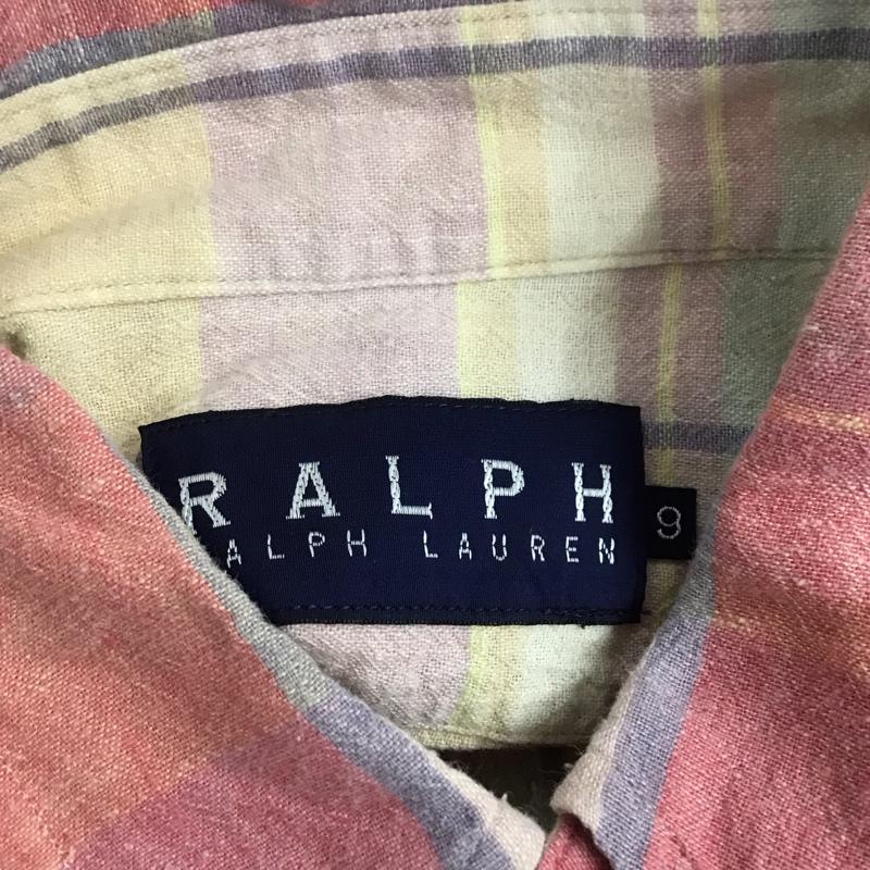 ラルフローレン RALPHLAUREN シャツ、ブラウス 半袖 9 チェック マルチカラー / マルチカラー / レディース USED 古着 中古 10126687