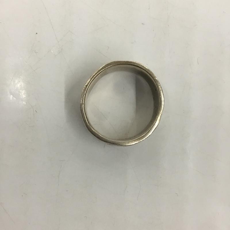 古着 USED アクセサリー 指輪 P5 SV95 シルバー たたき 14号 無地 銀 / シルバー / メンズ USED 古着 中古 10106018
