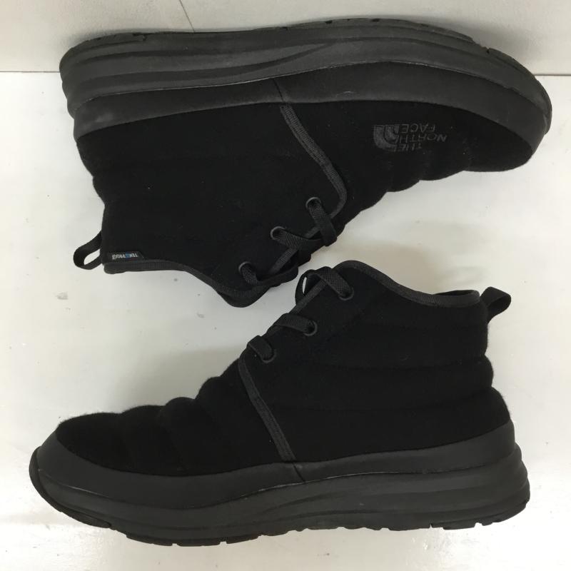 ザノースフェイス THE NORTH FACE ブーツ ショートブーツ NF51986 ウォータープルーフチャッカヌプシトラクションライト 27.0cm ロゴ、文字 黒 / ブラック / メンズ USED 古着 中古 10136324