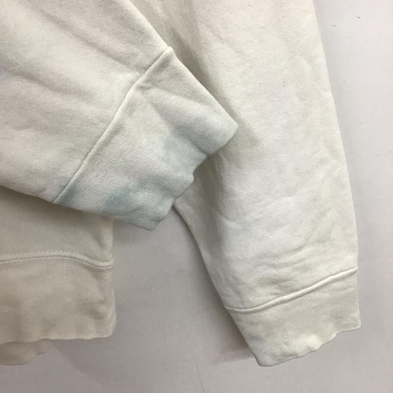 フルーツオブザルーム FRUIT OF THE LOOM トレーナー 長袖 長袖トレーナー スウェット クルーネック プルオーバー 90s usa製 XL プリント 白 / ホワイト / メンズ USED 古着 中古 10132924