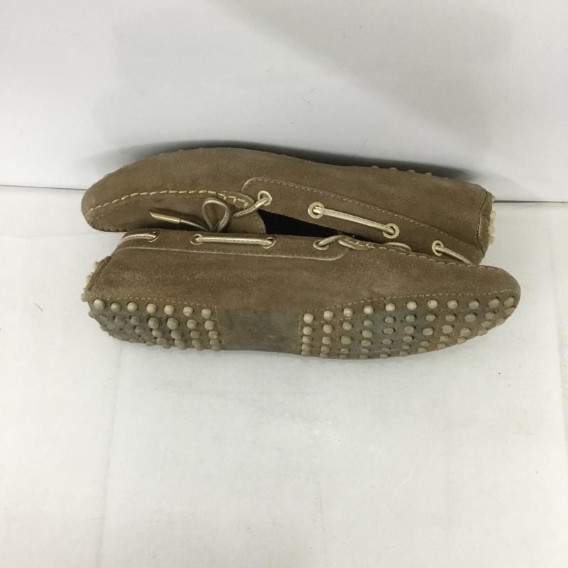 トッズ TOD S カジュアルシューズ カジュアルシューズ ドライビングシューズ 38 無地 ベージュ / ベージュ / レディース USED 古着 中古 10133899