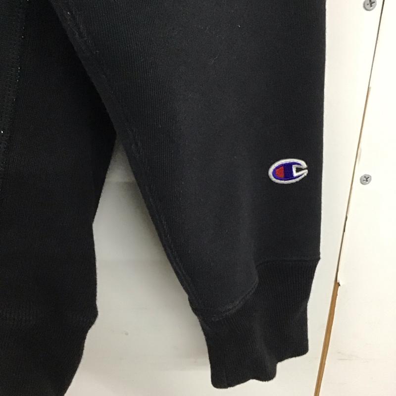 チャンピオン Campion パーカー 長袖 c8-l152 長袖パーカー ジップアップパーカー スウェット XL ロゴ、文字 黒 / ブラック / メンズ USED 古着 中古 10133281