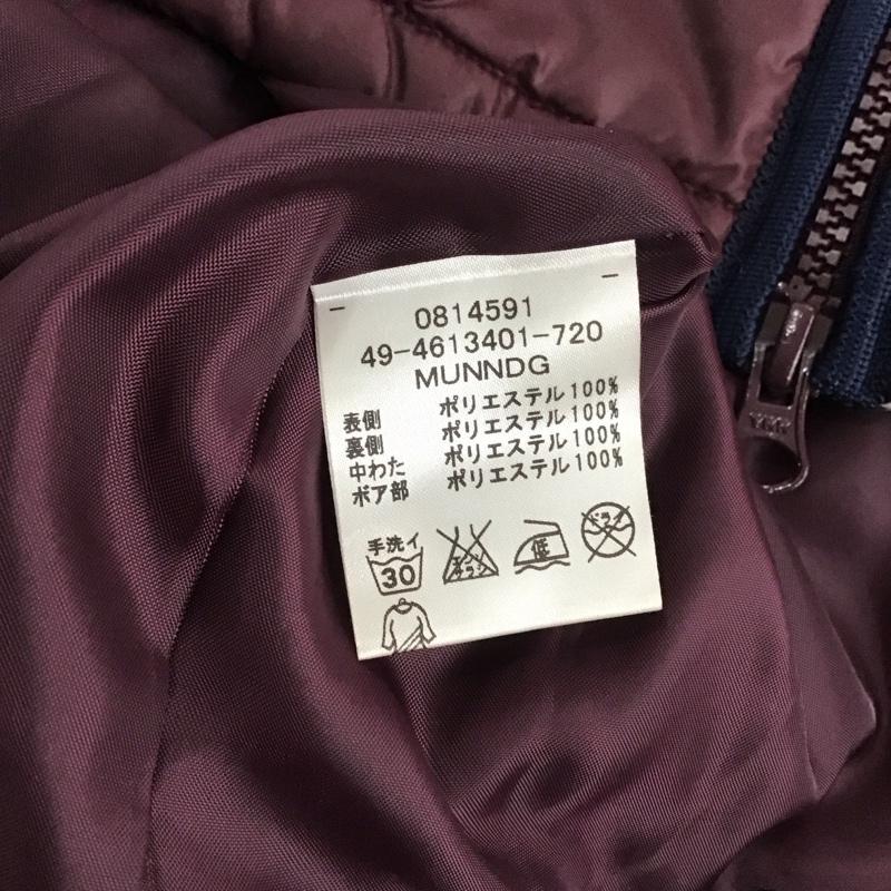 トミーヒルフィガー TOMMY HILFIGER ベスト ベスト ジップアップベスト フード付きベスト ナイロンベスト L ロゴ、文字 えんじ / ワインレッド / メンズ USED 古着 中古 10111274