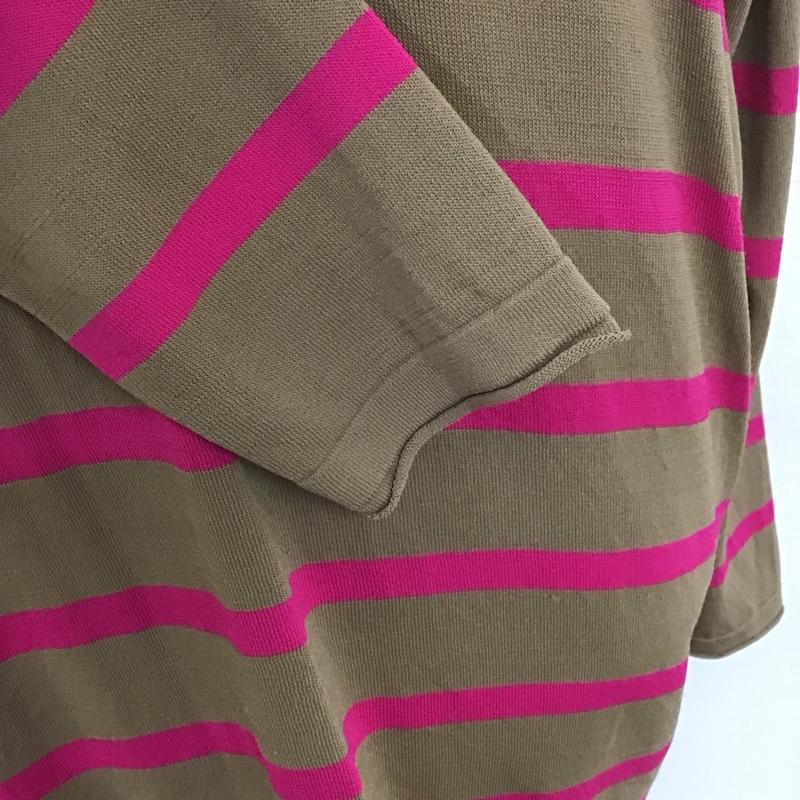 ザラ ZARA カットソー 長袖 M ボーダー柄 マルチカラー / マルチカラー / レディース USED 古着 中古 10124889
