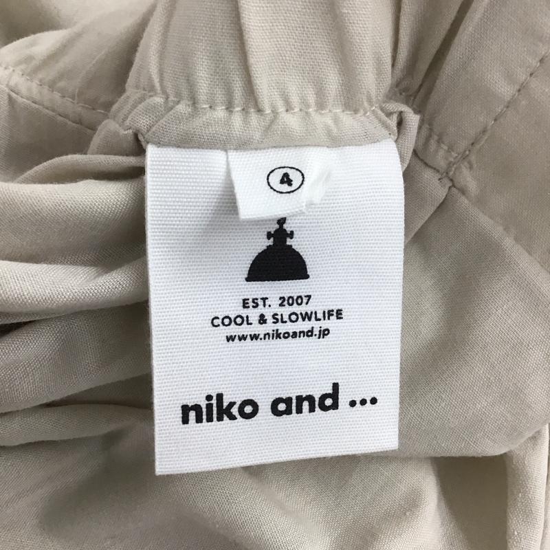 ニコアンド niko and... スカート ロングスカート 4 無地 ベージュ / ベージュ / レディース USED 古着 中古 10136599