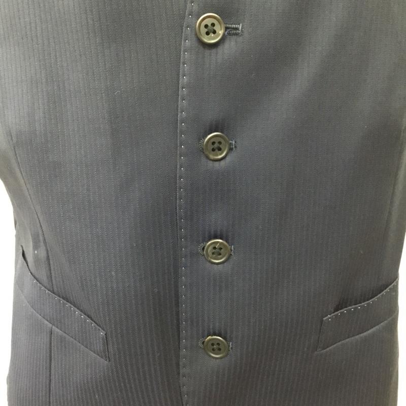 ポールスミス Paul Smith ベスト ベスト ウール L ストライプ 紺 / ネイビー / メンズ USED 古着 中古 10117164
