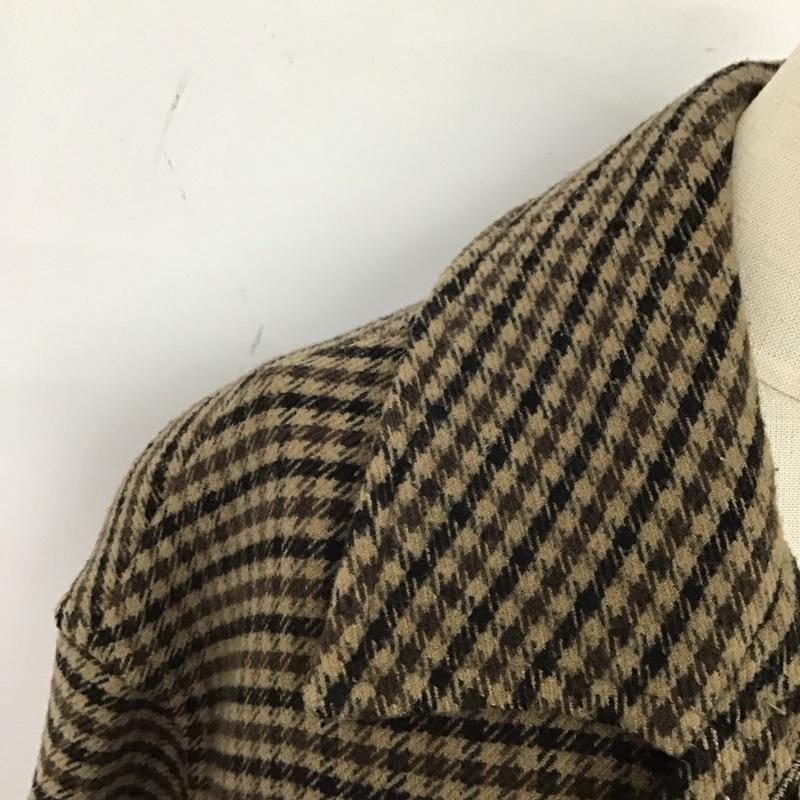 ニコアンド niko and... コート コート一般 s206tk11sm ステンカラーコート 3 チェック マルチカラー / マルチカラー / レディース USED 古着 中古 10119777