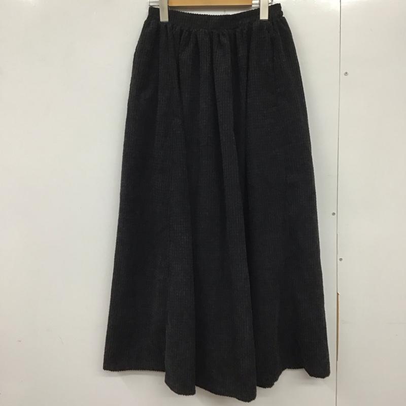 ビームス ハート BEAMS HEART スカート ロングスカート 無地 黒 / ブラック / レディース USED 古着 中古 10133804