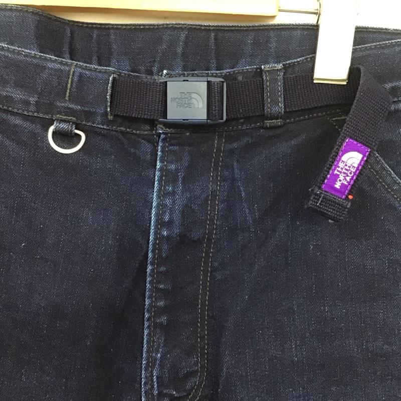 ザ ノースフェイス パープルレーベル THE NORTH FACE PURPLE LABEL パンツ デニム、ジーンズ nt5800n WebbingBeltDenimPant デニムパンツ 34インチ 無地 インディゴ / インディゴ /  メンズ USED 古着 中古 10126301