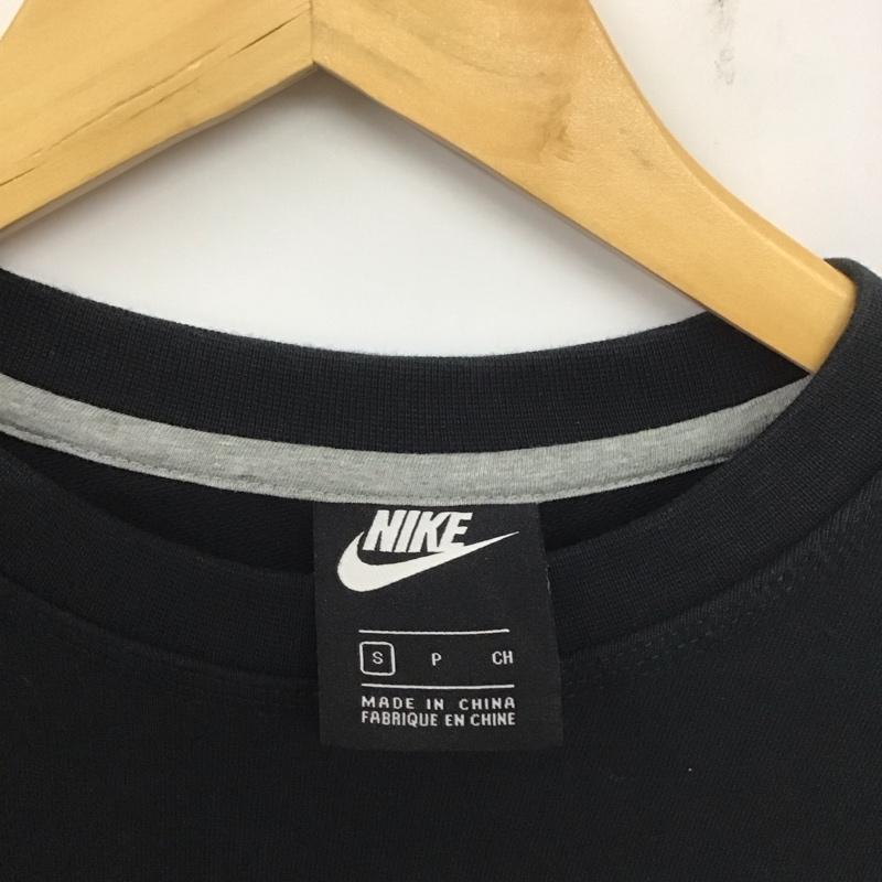 ナイキ NIKE トレーナー 長袖 aa3178-010 長袖トレーナー スウェット クルーネック S ロゴ、文字 黒 / ブラック / メンズ USED 古着 中古 10139173